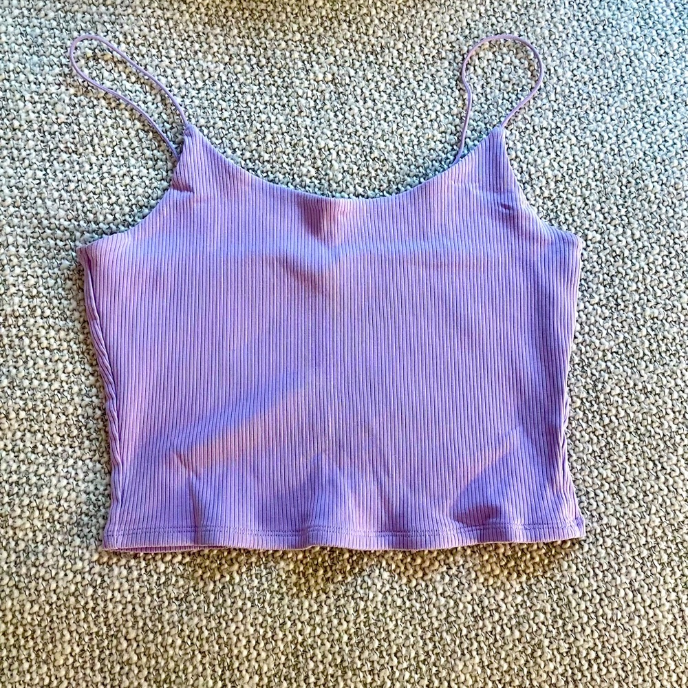 Garage purple crop top